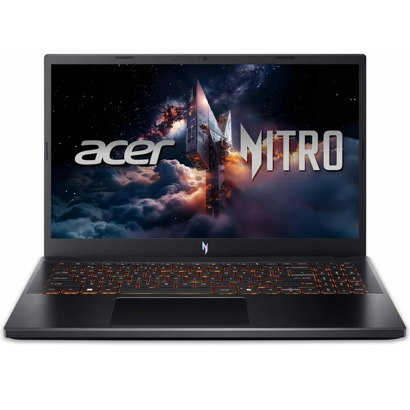 Acer Nitro V 15 ANV15-52-585U Gaming Laptop (Obsidian Black) | 15.6" FHD (1920x1080) 165Hz IPS | Core 5-210H | 16GB RAM | 512GB SSD | RTX 5050 | Windows 11 Home | MS Office Home 2024 + MS Office 365 + Acer VX15 Backpack