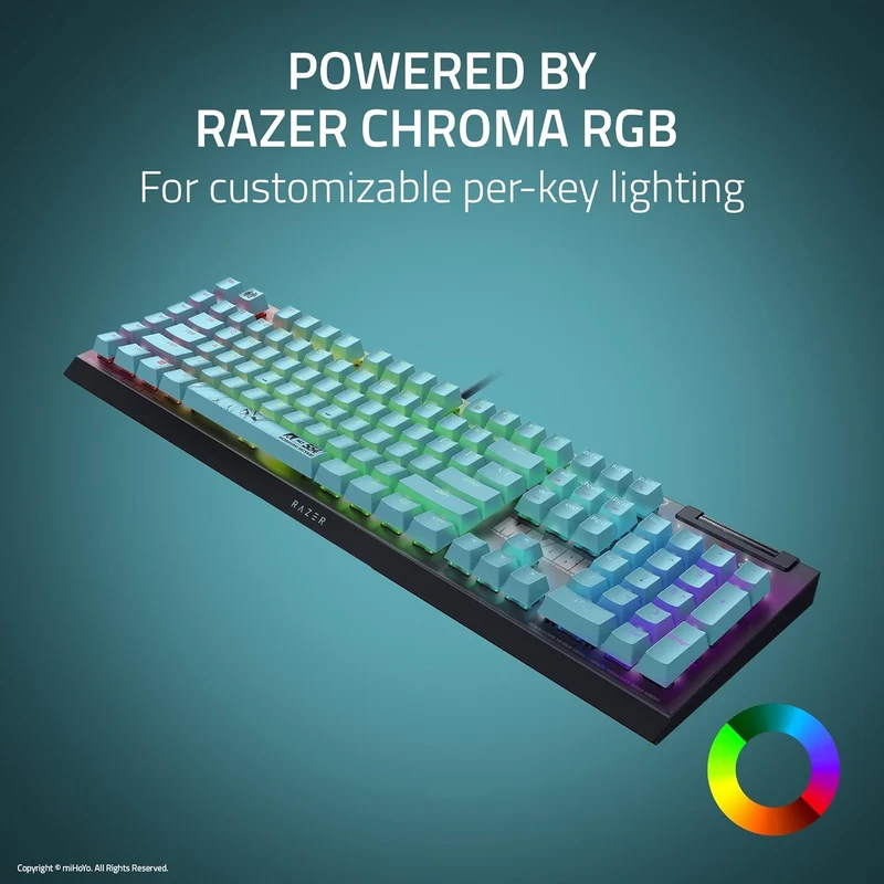 Razer BlackWidow V4 X Mechanical Gaming Keyboard with Razer Chroma RGB (Green Switch) (Zenless Zone Zero Edition)
