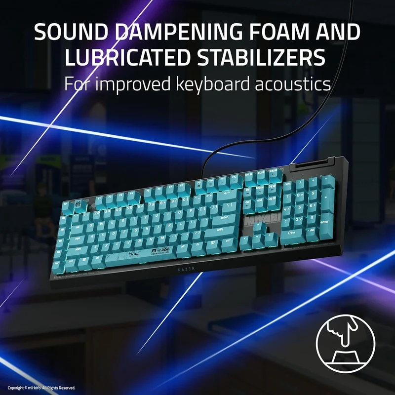 Razer BlackWidow V4 X Mechanical Gaming Keyboard with Razer Chroma RGB (Green Switch) (Zenless Zone Zero Edition)