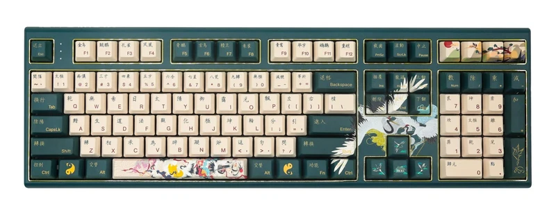 Varmilo VBM108 Crane Mechanical Keyboard (Varmilo EC Rose V2) (A01A037B0A4A01A031)