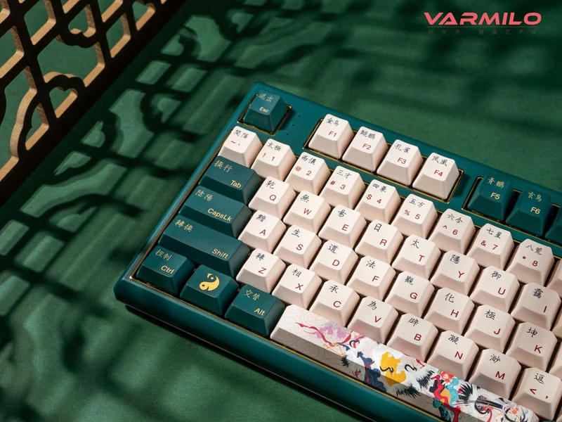 Varmilo VBM108 Crane Mechanical Keyboard (Varmilo EC Rose V2) (A01A037B0A4A01A031)