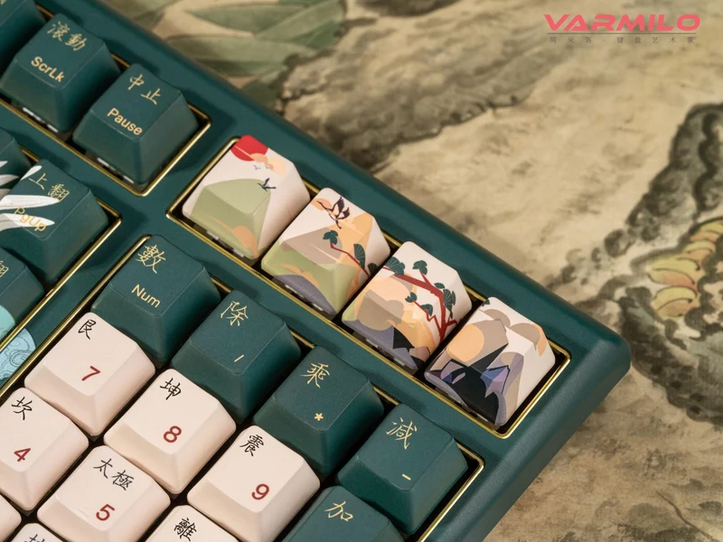 Varmilo VBM108 Crane Mechanical Keyboard (Varmilo EC Rose V2) (A01A037B0A4A01A031)