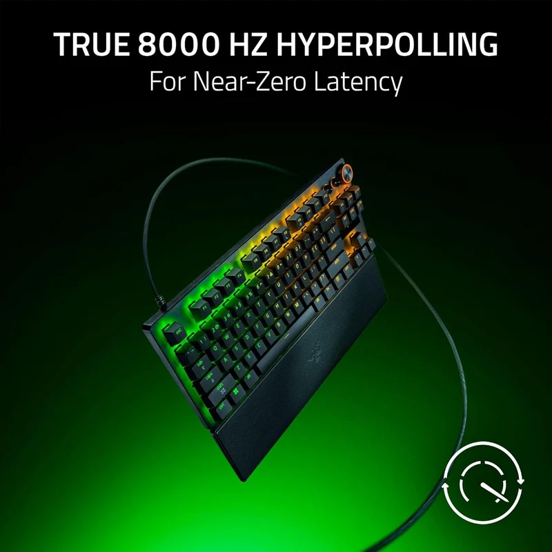 Razer Huntsman V3 Pro Tenkeyless 8KHz Analog Optical Esports Keyboard (Black)