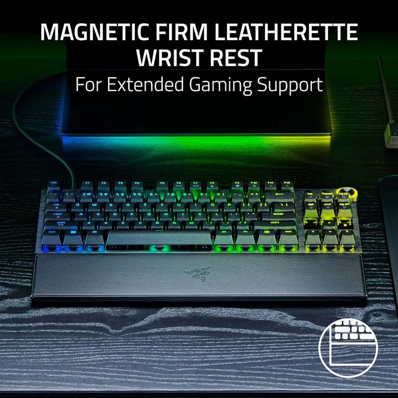 Razer Huntsman V3 Pro Tenkeyless 8KHz Analog Optical Esports Keyboard (Black)