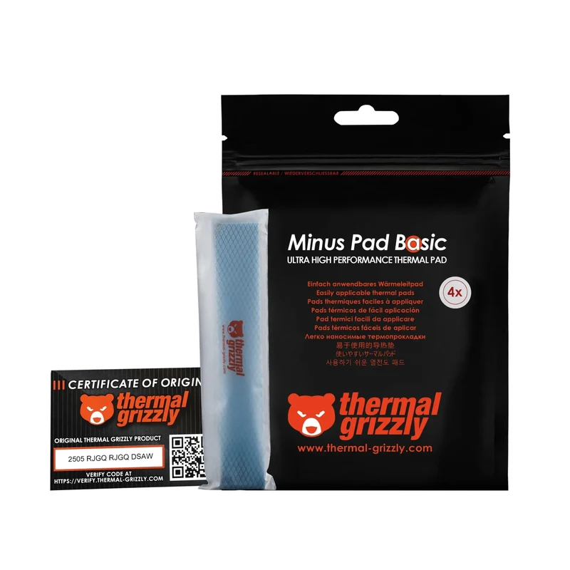 Thermal Grizzly Minus Pad Basic - 120x20x2.0mm 4 pcs. (TG-MP-B-120-20-20-4)