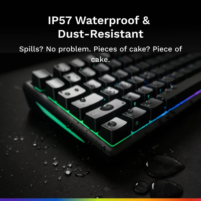 Glorious GMBK 75% Customizable RGB Wired Gaming Keyboard (Black) (GLO-GMBK75-BLK-US)