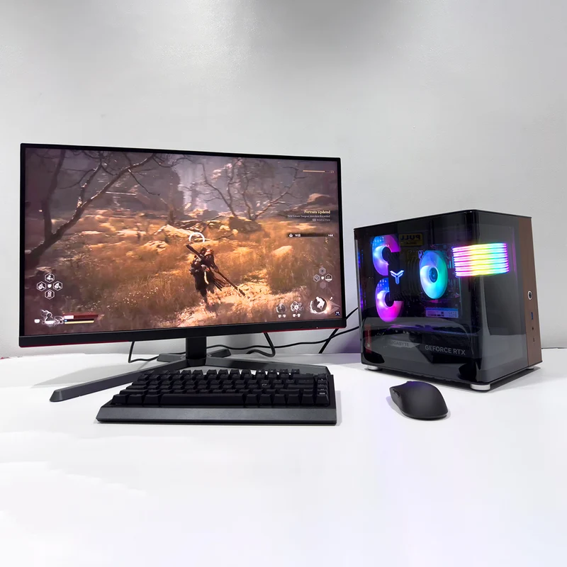 Elite Sigma TK-0 Black Desktop Gaming PC | AMD Ryzen 7 7700 | 32GB RAM | 1TB SSD | RTX 5060 TI OC | Windows 11 Pro