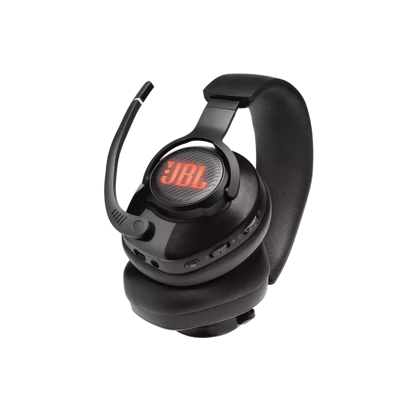 JBL Quantum 400 USB Over Ear Gaming Headset W/ Game Audio Chat Balance Dial (Black)