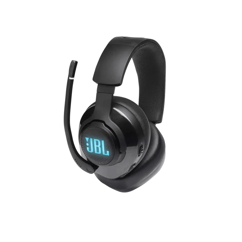 JBL Quantum 400 USB Over Ear Gaming Headset W/ Game Audio Chat Balance Dial (Black)