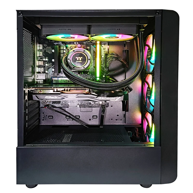 Sigma S200 TG Black Desktop Gaming PC | AMD Ryzen 5 7600 | 16GB RAM | 1TB SSD | RX 7600 | Windows 11 Pro