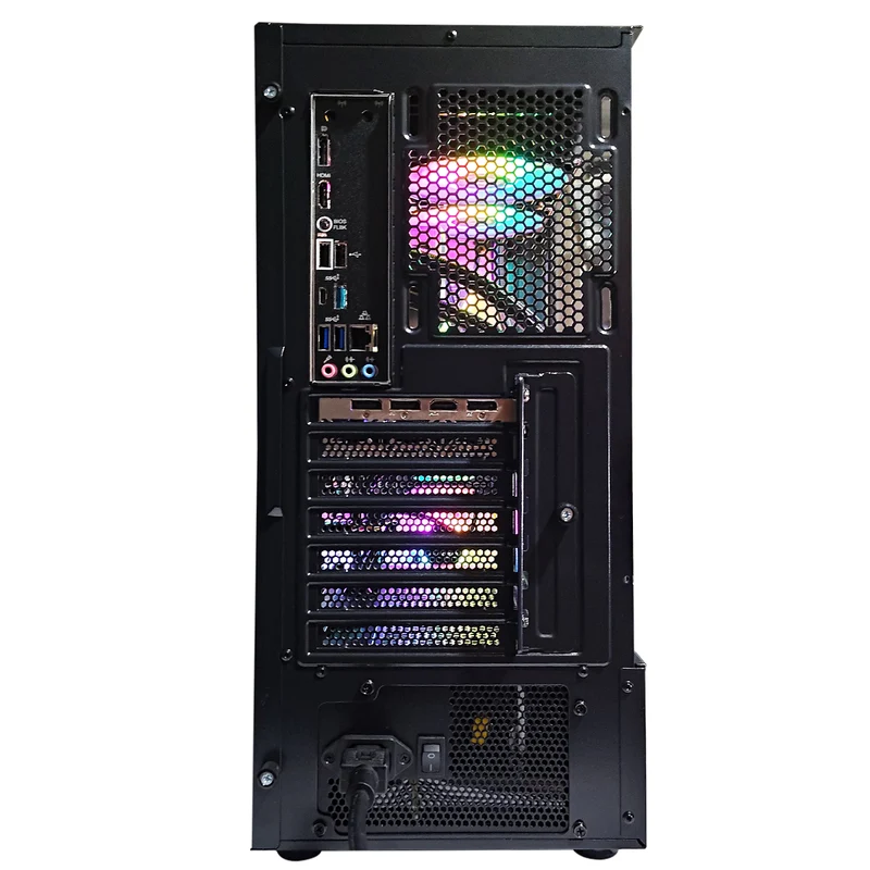 Sigma S200 TG Black Desktop Gaming PC | AMD Ryzen 5 7600 | 16GB RAM | 1TB SSD | RX 7600 | Windows 11 Pro