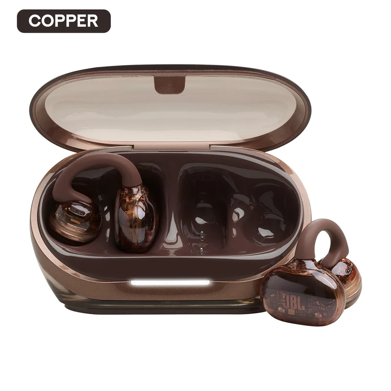 JBL Soundgear Clips True Wireless Open-Ear Headphones (Black, Blue, Copper, White, Purple)