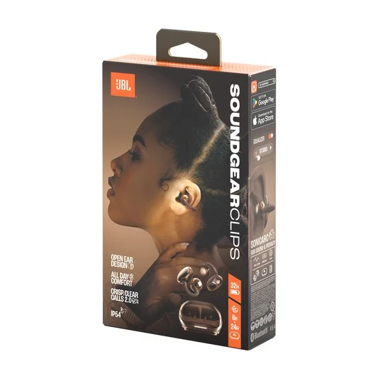 JBL Soundgear Clips True Wireless Open-Ear Headphones (Black, Blue, Copper, White, Purple)