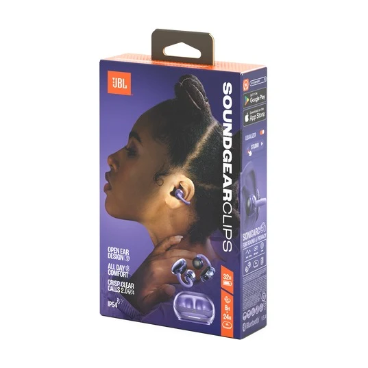 JBL Soundgear Clips True Wireless Open-Ear Headphones (Black, Blue, Copper, White, Purple)