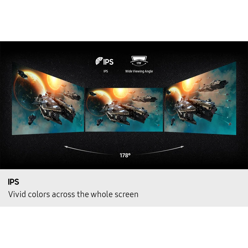 Samsung Odyssey G5 G53F LS27FG530EEXXP 27" QHD (2560x1440) 200Hz 1ms MPRT IPS Gaming Monitor with Tilt Adjustment (Black)