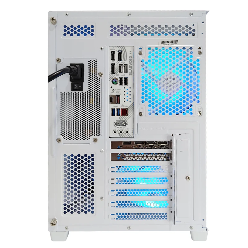 Powered by Gigabyte FrostByte Desktop Gaming PC | AMD Ryzen 7 7800X3D | 32GB RAM | 1TB SSD | RTX 5060 TI | Windows 11 Pro
