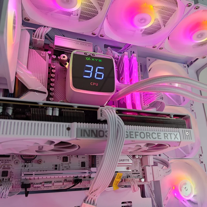 Powered by Gigabyte FrostByte Desktop Gaming PC | AMD Ryzen 7 7800X3D | 32GB RAM | 1TB SSD | RTX 5060 TI | Windows 11 Pro