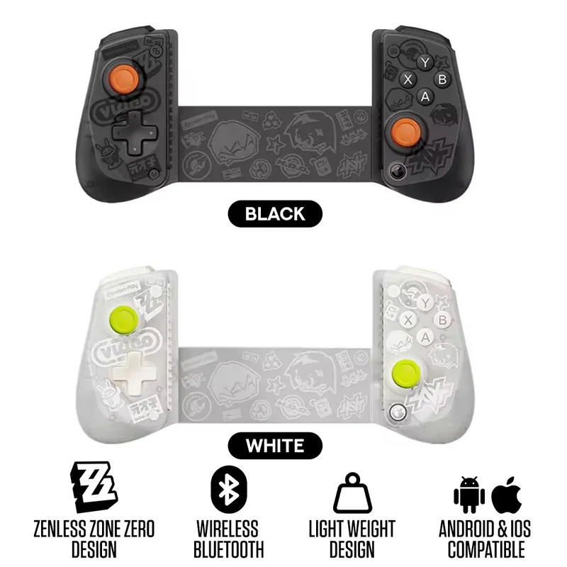 GameSir x Zenless Zone Zero X5S Wireless Game Controller for iOS / PC / Android / Switch (Black, White)