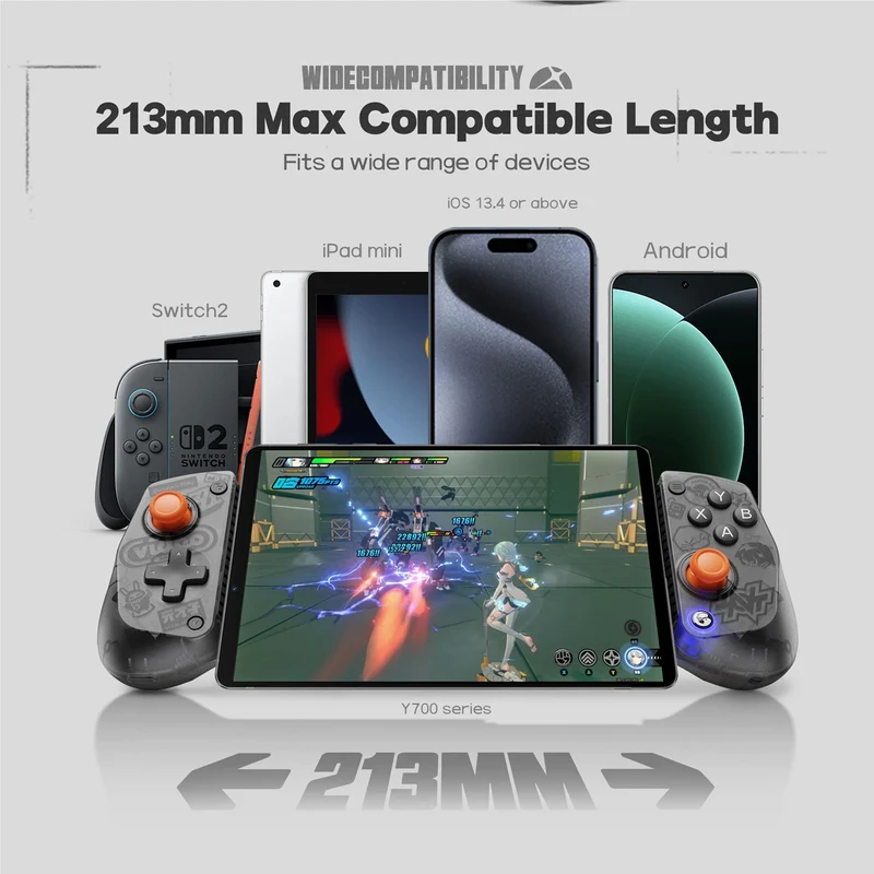 GameSir x Zenless Zone Zero X5S Wireless Game Controller for iOS / PC / Android / Switch (Black, White)