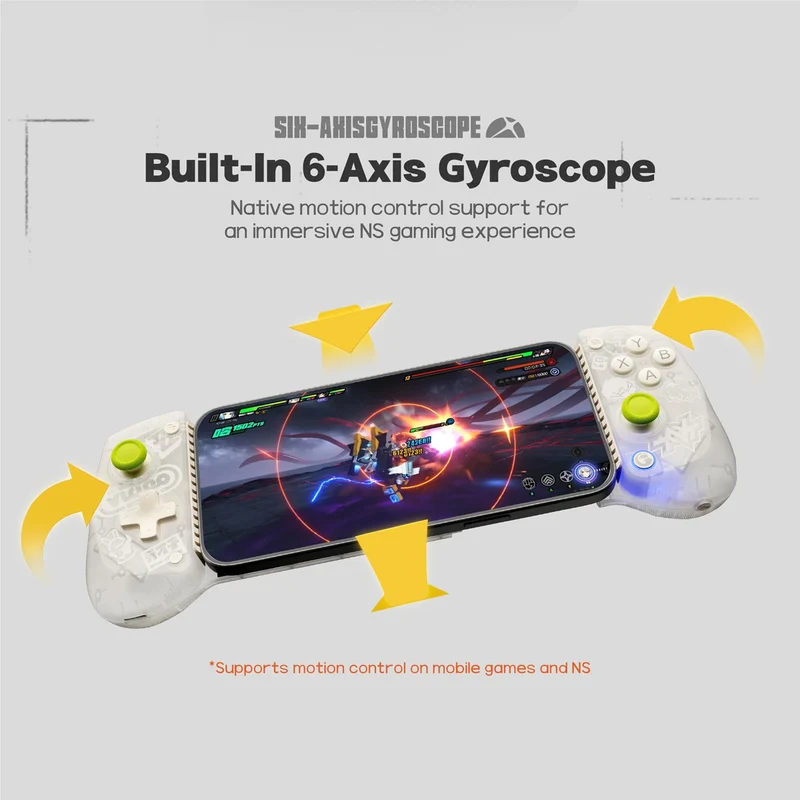GameSir x Zenless Zone Zero X5S Wireless Game Controller for iOS / PC / Android / Switch (Black, White)