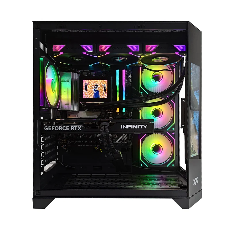 Sophos Neutron 2D Black Desktop Gaming PC | AMD Ryzen 7 9700X | 32GB RAM | 1TB SSD | RTX 5070 | Windows 11 Pro
