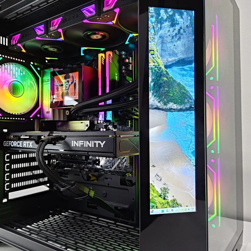 Sophos Neutron 2D Black Desktop Gaming PC | AMD Ryzen 7 9700X | 32GB RAM | 1TB SSD | RTX 5070 | Windows 11 Pro