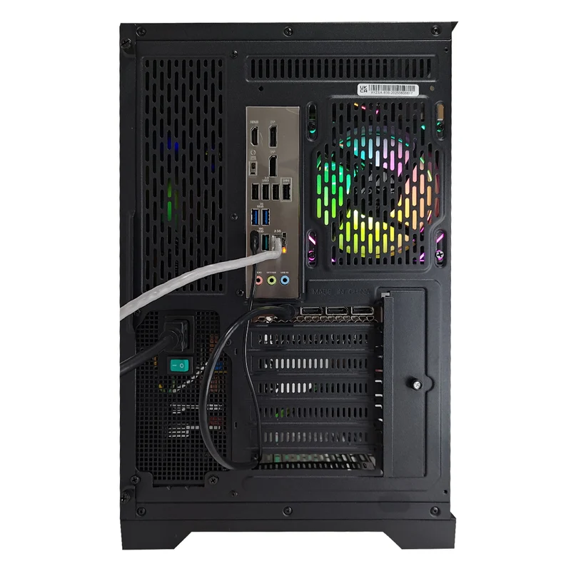 Sophos Neutron 2D Black Desktop Gaming PC | AMD Ryzen 7 9700X | 32GB RAM | 1TB SSD | RTX 5070 | Windows 11 Pro