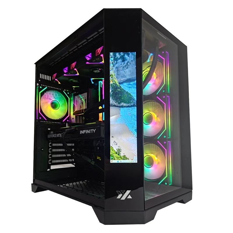 Sophos Neutron 2D Black Desktop Gaming PC | AMD Ryzen 7 9700X | 32GB RAM | 1TB SSD | RTX 5070 | Windows 11 Pro