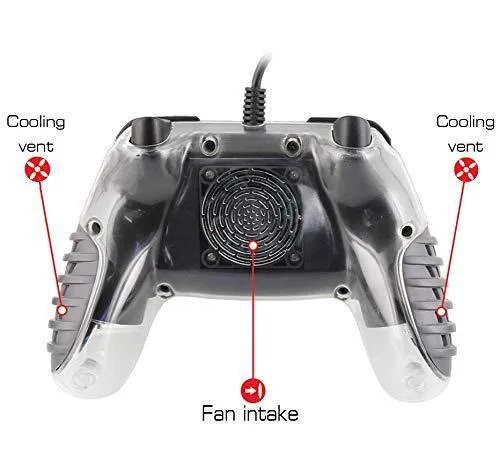 Nyko NSW Air Glow LED Fan-Cooled Wired Controller W/ Force Feedback Function Multicolor