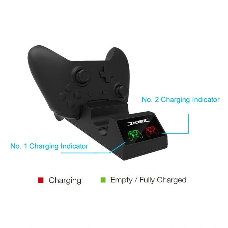 Dobe XBOXONE Dual Charging Dock For XBOX One S/X/Elite Wireless Controller TYX-1817