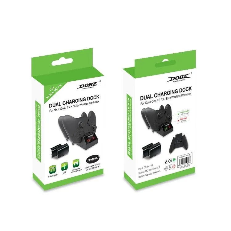 Dobe XBOXONE Dual Charging Dock For XBOX One S/X/Elite Wireless Controller TYX-1817