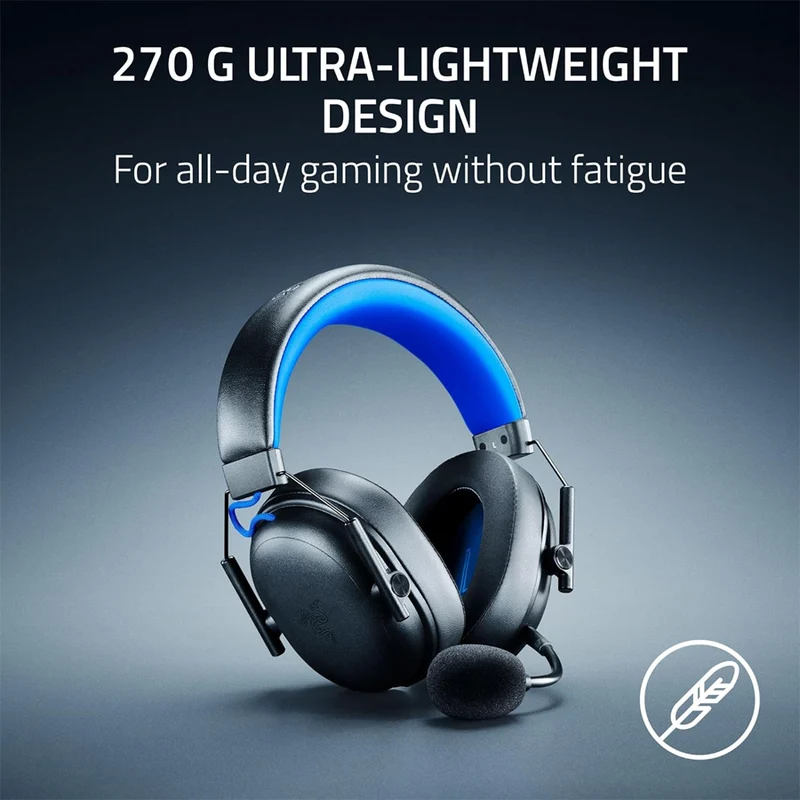 Razer BlackShark V3 X HyperSpeed Wireless Esports Headset for PlayStation (Black, White)