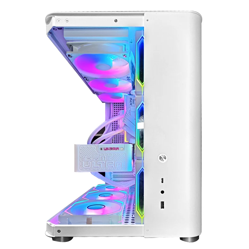 Optima TK-2 White Desktop Gaming PC | AMD 7 9700 X | 32GB RAM | 1TB SSD | RTX 5070 Ti OC | Windows 11 Pro
