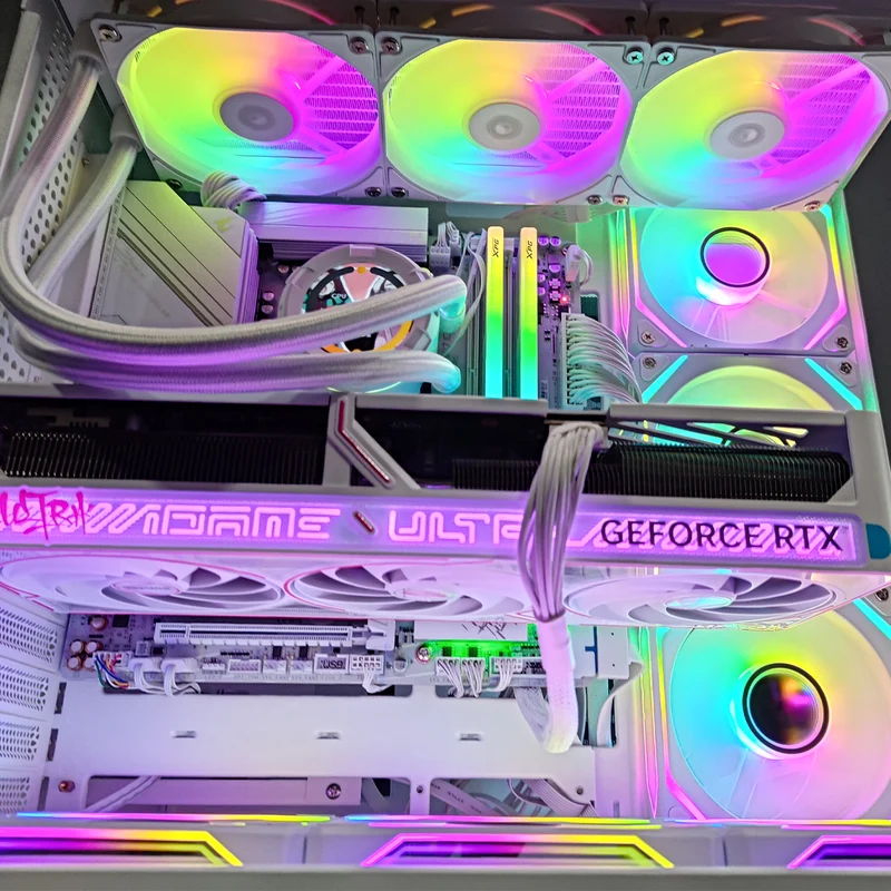 Optima TK-2 White Desktop Gaming PC | AMD 7 9700 X | 32GB RAM | 1TB SSD | RTX 5070 Ti OC | Windows 11 Pro