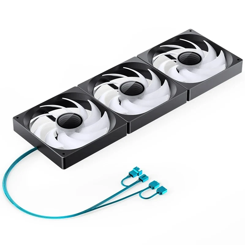 Jonsbo ZW-140B ARGB 3 in 1 Integrated Conjoined Fan (Black)