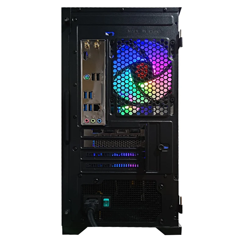Alpha Ruby Black Gaming PC AMD Ryzen 5 5600 | 32GB RAM | 512GB SSD | RTX 4060 | Windows 11 Pro