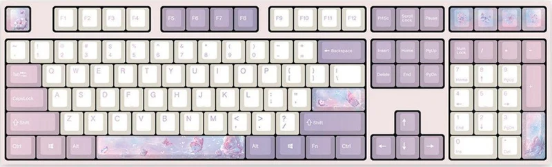 Varmilo VEM108 Dreams On Board Mechanical Keyboard (Varmilo EC Rose V2) (A36A030B0A3A01A028)