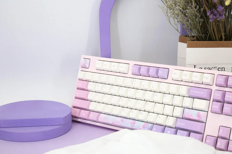 Varmilo VEM108 Dreams On Board Mechanical Keyboard (Varmilo EC Rose V2) (A36A030B0A3A01A028)
