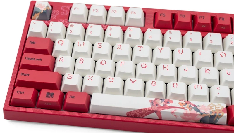 Varmilo VEM108 Koi Mechanical Keyboard (Varmilo EC Rose V2) (A36A039B0A3A01A034)