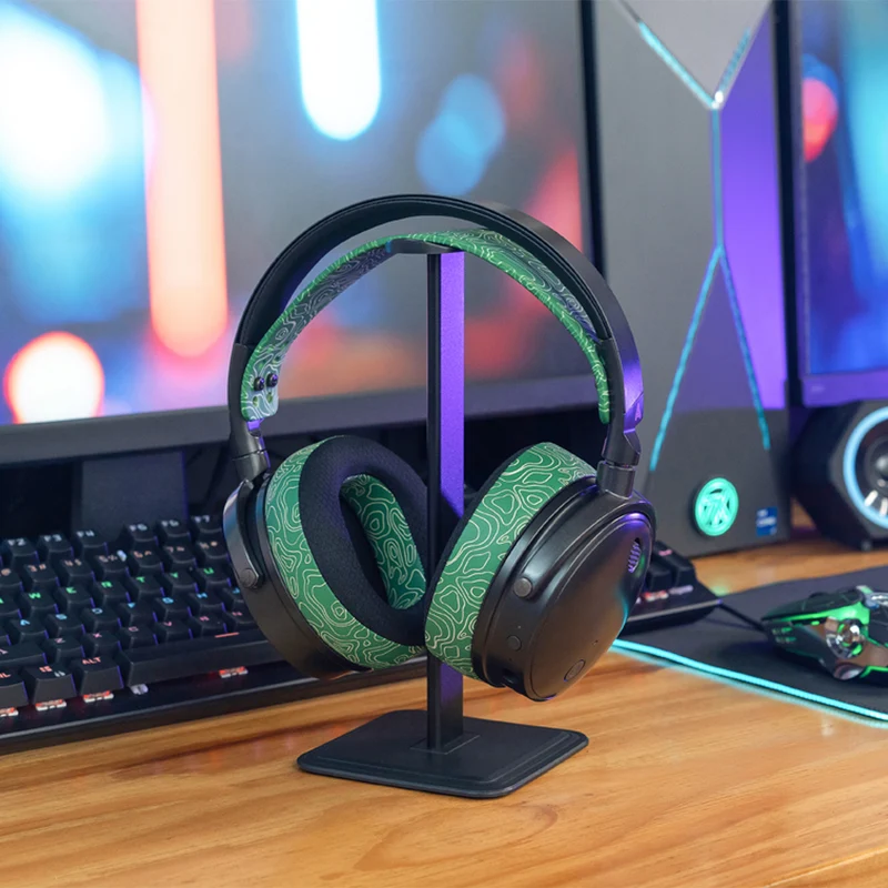 Wicked Cushions WC Silicone HeadbandZ for Audeze Maxwell V2 (90s Black, Emerald Tide, The Simulation)