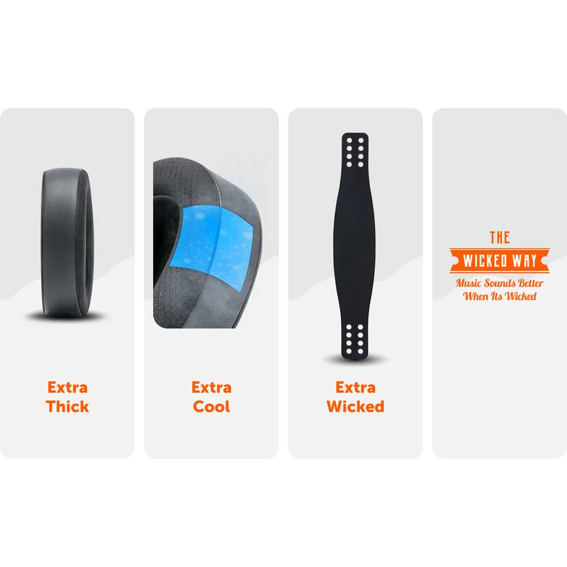 Wicked Cushions Maxwell Mod Kit (Black, 90s Black, Geo Grey)