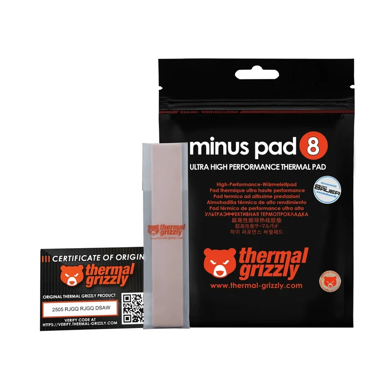Thermal Grizzly Minus Pad 8 - 120x20x0.5mm 1 pc. (TG-MP8-120-20-05-1R)