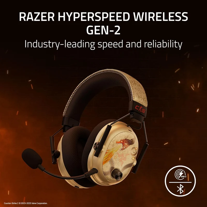 Razer BlackShark V3 Pro Wireless ANC Esports Gaming Headset (Counter-Strike 2 Ed.)