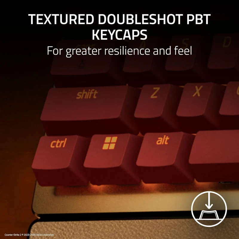Razer Huntsman V3 Pro Tenkeyless Analog Optical Esports Keyboard (Counter-Strike 2 Ed.)