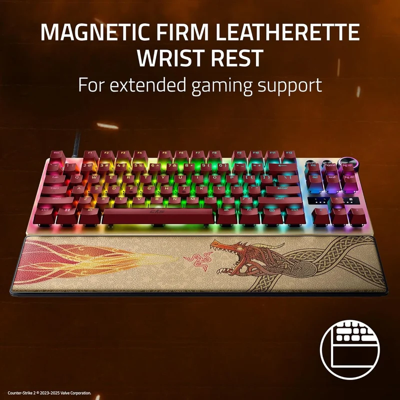 Razer Huntsman V3 Pro Tenkeyless Analog Optical Esports Keyboard (Counter-Strike 2 Ed.)