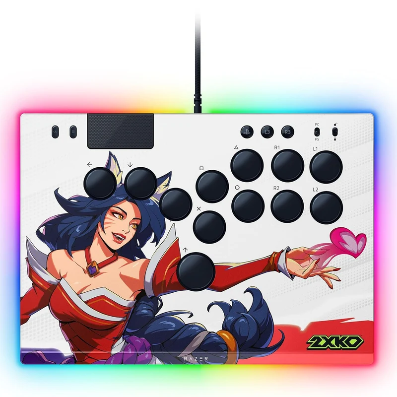 Razer Kitsune All-Button Optical Arcade Controller for PS5 & PC (2XKO Ed.)