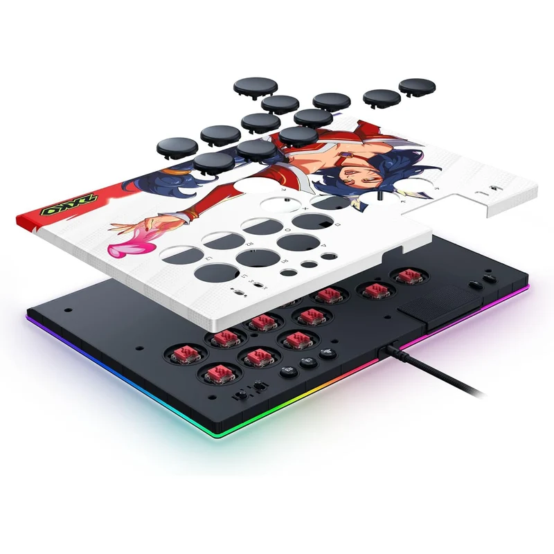 Razer Kitsune All-Button Optical Arcade Controller for PS5 & PC (2XKO Ed.)