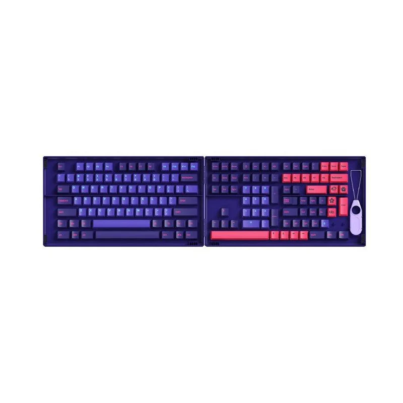 Akko Neon PBT Full Keycaps Set (ASA/Cherry) 157 Keys