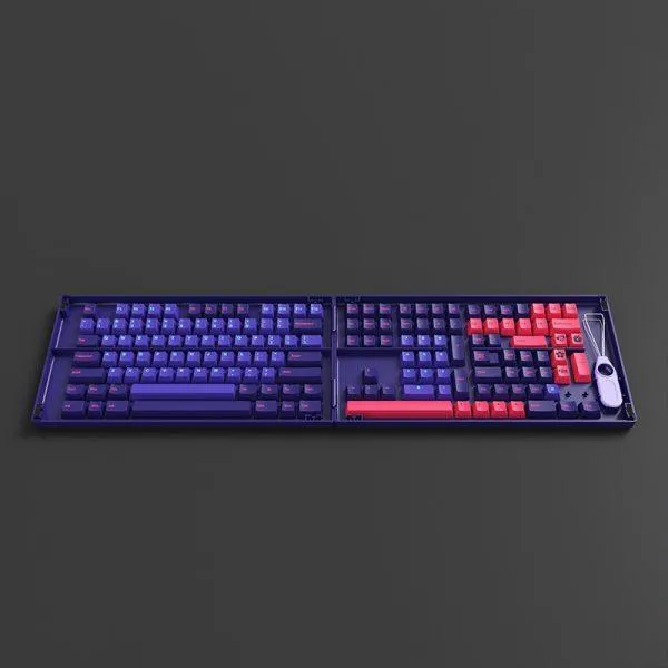 Akko Neon PBT Full Keycaps Set (ASA/Cherry) 157 Keys
