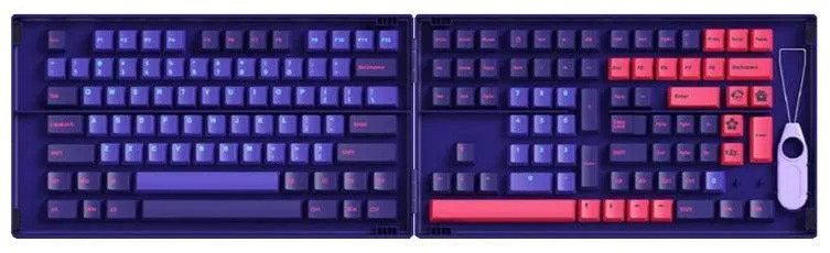 Akko Neon PBT Full Keycaps Set (ASA/Cherry) 157 Keys